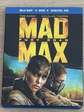 Mad Max: Fury Road (Blu-ray, 2015) with slip cover